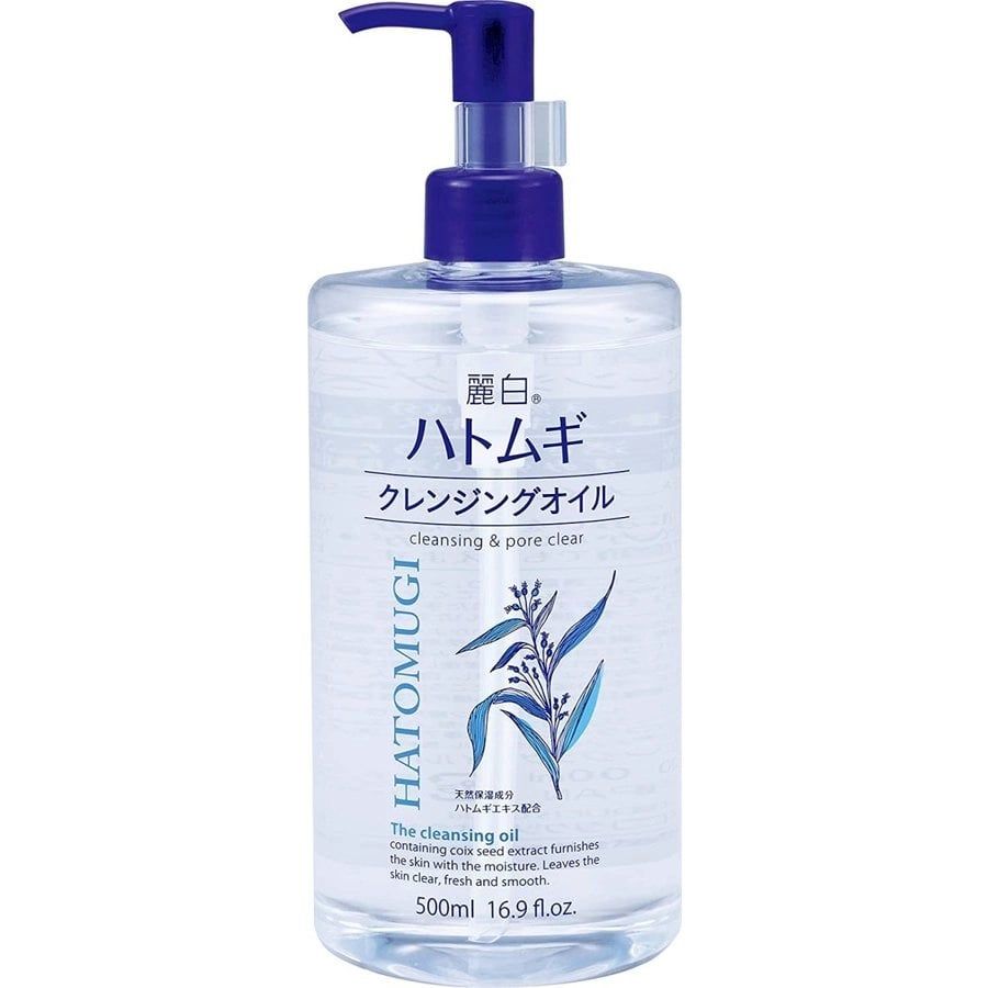 Dầu Tẩy Trang Hatomugi 500ml (Dạng Vòi Xịt)