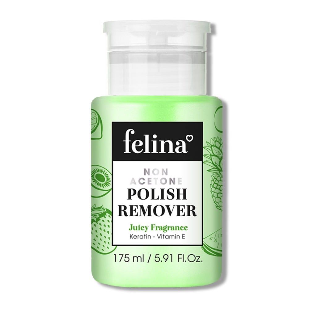 Nước Chùi Móng Không Acetone Felina Hương Trái Cây Tổng Hợp 175 ml