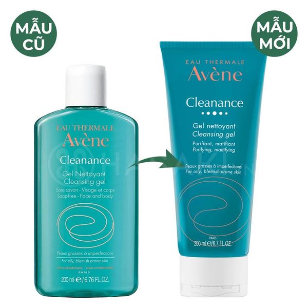Avene Gel Rửa Mặt Không Xà Phòng Cho Da Nhờn Mụn 200ml