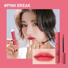  Son Kem Lì 3CE Velvet Lip Tint Mịn Như Nhung Pink Break - Màu Hồng Đào 