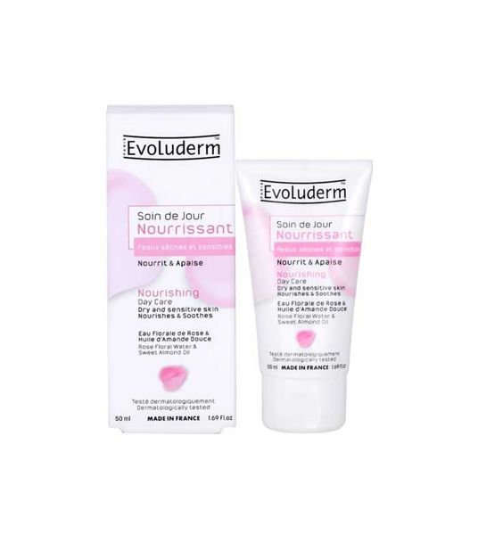 Kem Dưỡng Da Ban Ngày Cho Da Khô & Nhạy Cảm Evoluderm 50ml