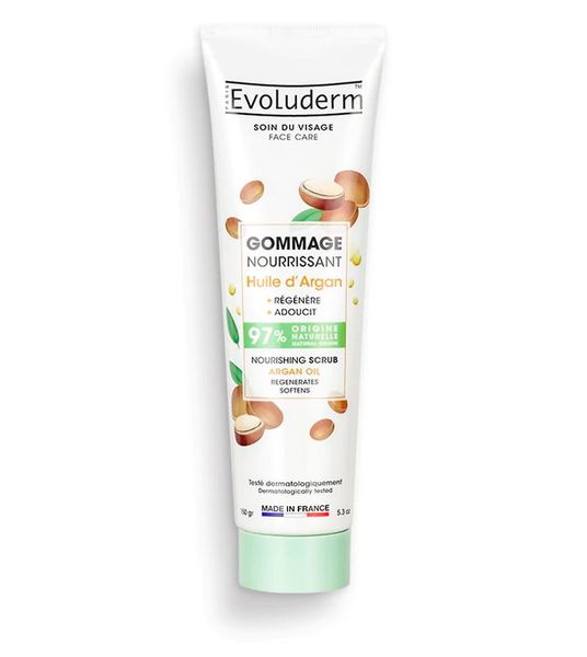 Tẩy Tbc Dưỡng Da Mặt Tinh Dầu Argan Evoluderm 150G