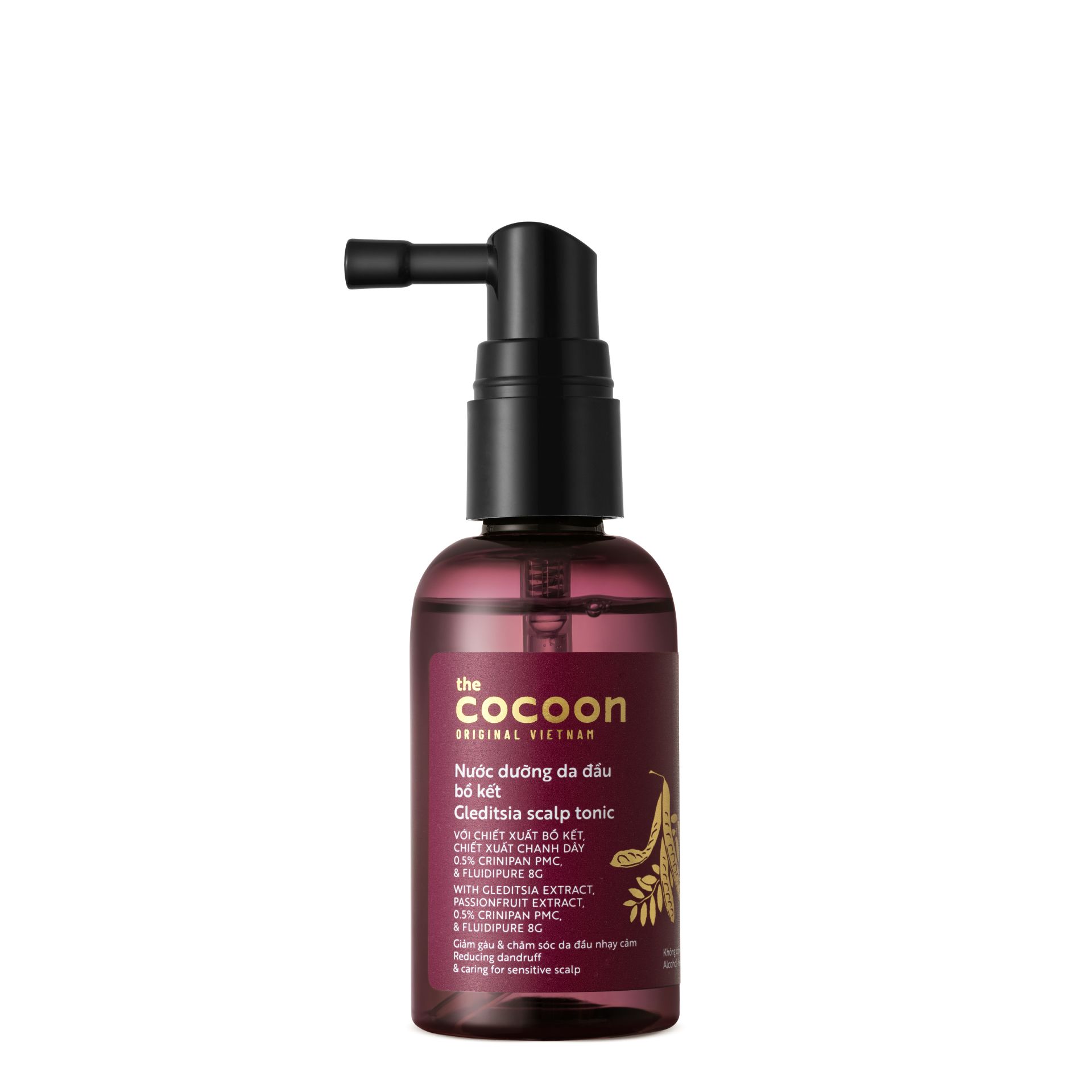 Nước Dưỡng Da Đầu Bồ Kết Cocoon 140ml