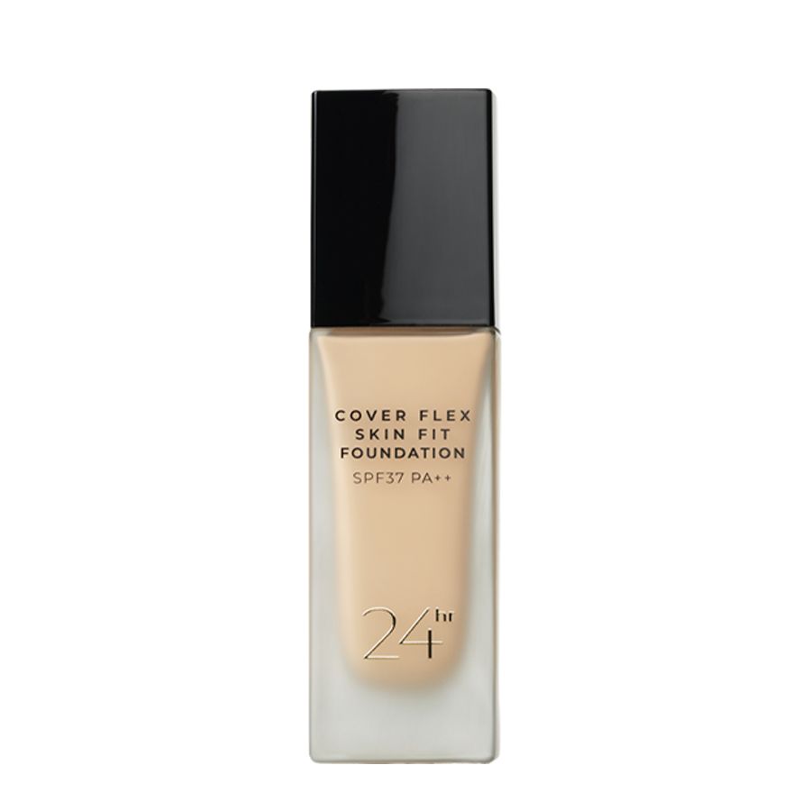 Kem Nền Che Khuyết Điểm Bom Cover Flex Skin Fit Foundation #21 Rosy Beige 30Ml.