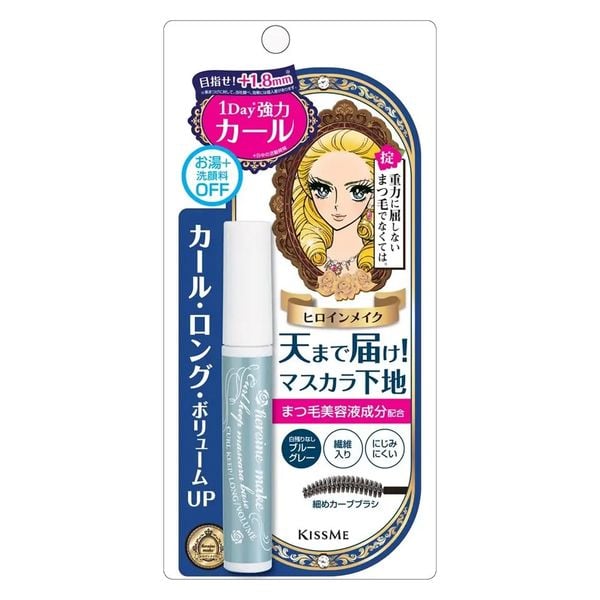 Mascara Lót Nền Dạng Nâng Cao Kissme Heroine Make Chống Trôi Siêu Bền,Nâng Cong - Làm Dài Và Rậm Mi - Trong 24H
