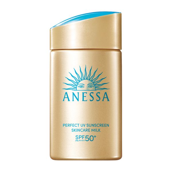 Anessa Sữa Chống Nắng Dưỡng Da Kiềm Dầu Bảo Vệ Hoàn Hảo Spf50+ Pa++++ 60ml (Anessa Perfect Uv Sunscreen Skincare Milk Na)