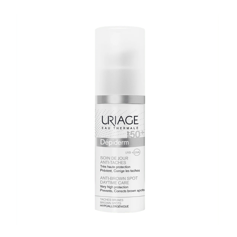 Kem Chống Nắng Uriage Làm Đều Màu Và Dưỡng Sáng Da Dépiderm Spf50+ Soin De Jour Anti-Taches 30ml