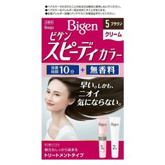  Kem nhuộm tóc phủ bạc bigen speedy color cream 5 - Nâu Sẫm 