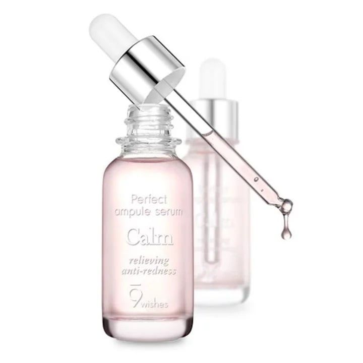 Tinh chất làm dịu da, giảm mụn 9 Wishes Calm Ampule Serum 25ml