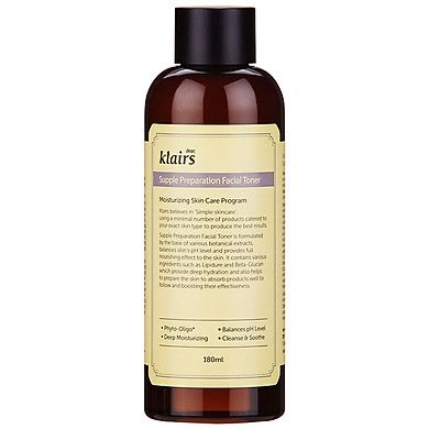 Klairs Nước Hoa Hồng Supple Preparation Facial Toner 180ml