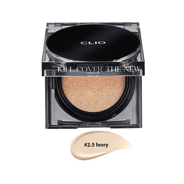 Phấn Nước Trang Điểm Clio Kill Cover The New Founwear Cushion Spf50+ Pa+++ 2.5-By Ivory