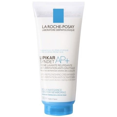 Sữa Rửa Mặt Và Tắm Cho Da Khô, Da Nhạy Cảm, Mẫn Ngứa La Roche-Posay Lipikar Syndet AP+ Cream 200ml - DATE 3