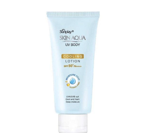 Lotion Chống Nắng Dưỡng Thể Sunplay Skin Aqua Uv Body Cooling Lotion 150G