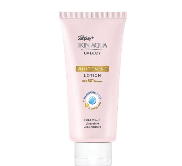 Lotion Chống Nắng Dưỡng Thể Sunplay Skin Aqua Uv Body Whitening 150G