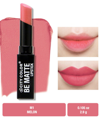  Son City Color Be Matte Lipstick M1 Melon (L-0021-1) 