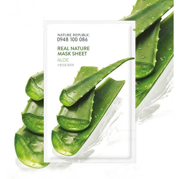 Mặt Nạ Dưỡng Da Nature Republic Real Nature Aloe Mask Sheet 23ml