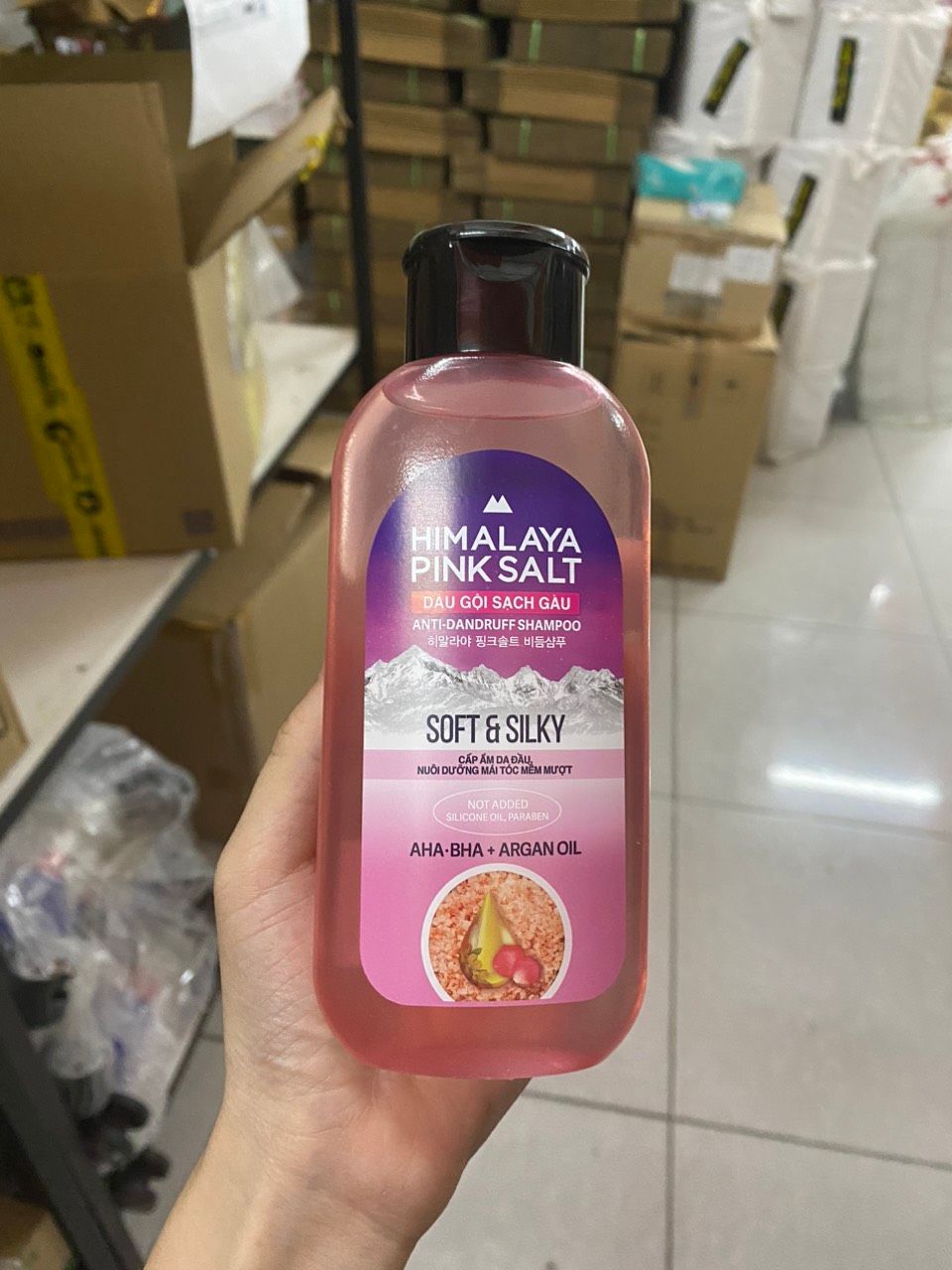 Dầu Gội Sạch Gàu Muối Hồng Himalaya Mềm Mượt Óng Ả- KM