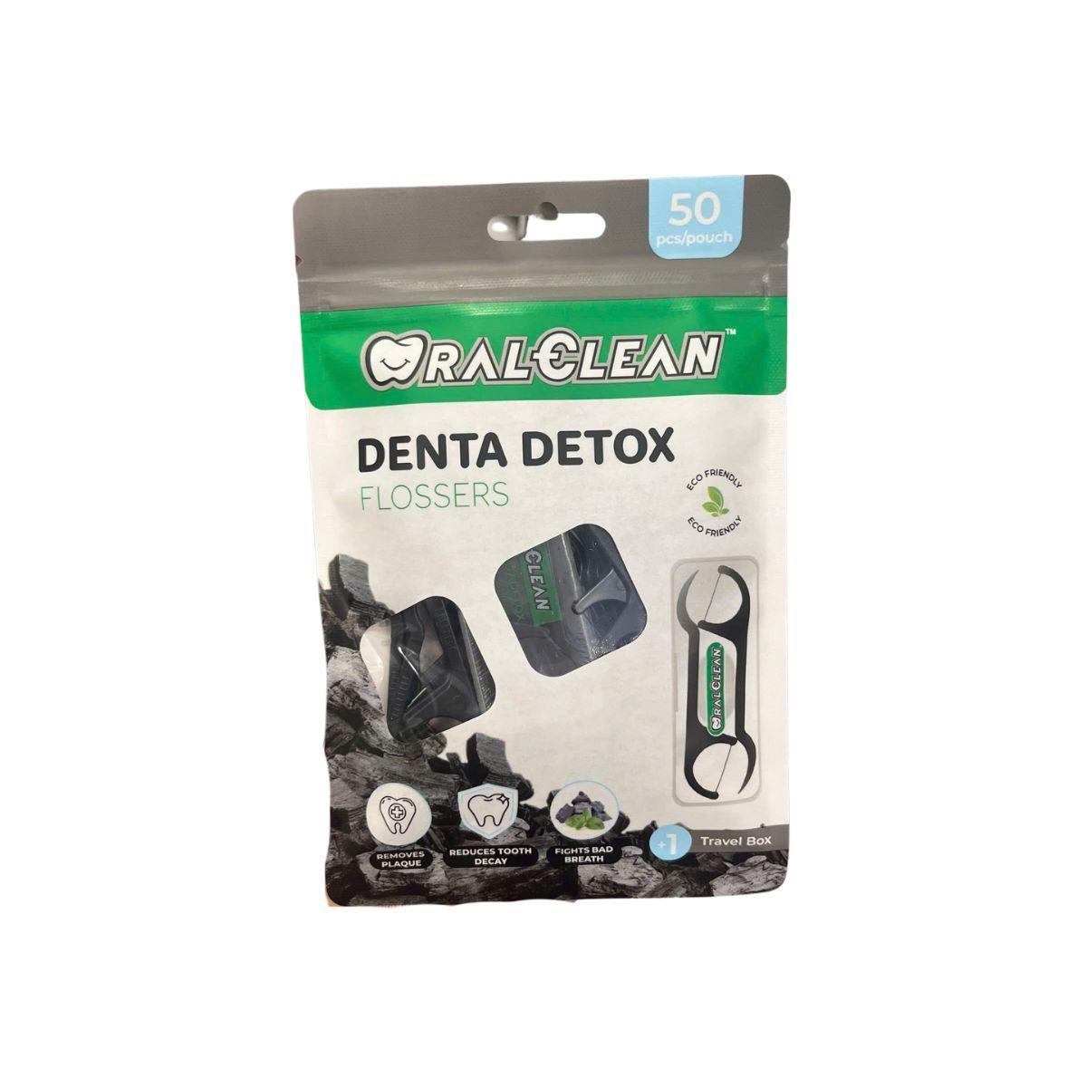 Tăm Chỉ Kẽ Răng Oralclean Dentadetox 50 Cây/Gói