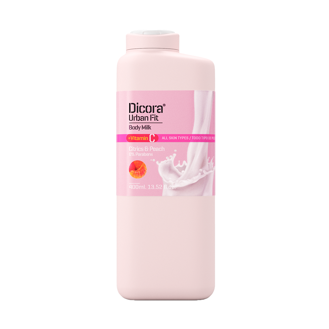 Sữa Dưỡng Thể Dicora Urban Fit Citrics & Peach Vitamin C Hương Cam Quýt Và Đào 400ml