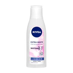  Nước Hoa Hồng Dưỡng Sáng Da, Hỗ Trợ Se Khít Lỗ Chân Lông Nivea Extra White Pore Minimizer Toner 200ml 