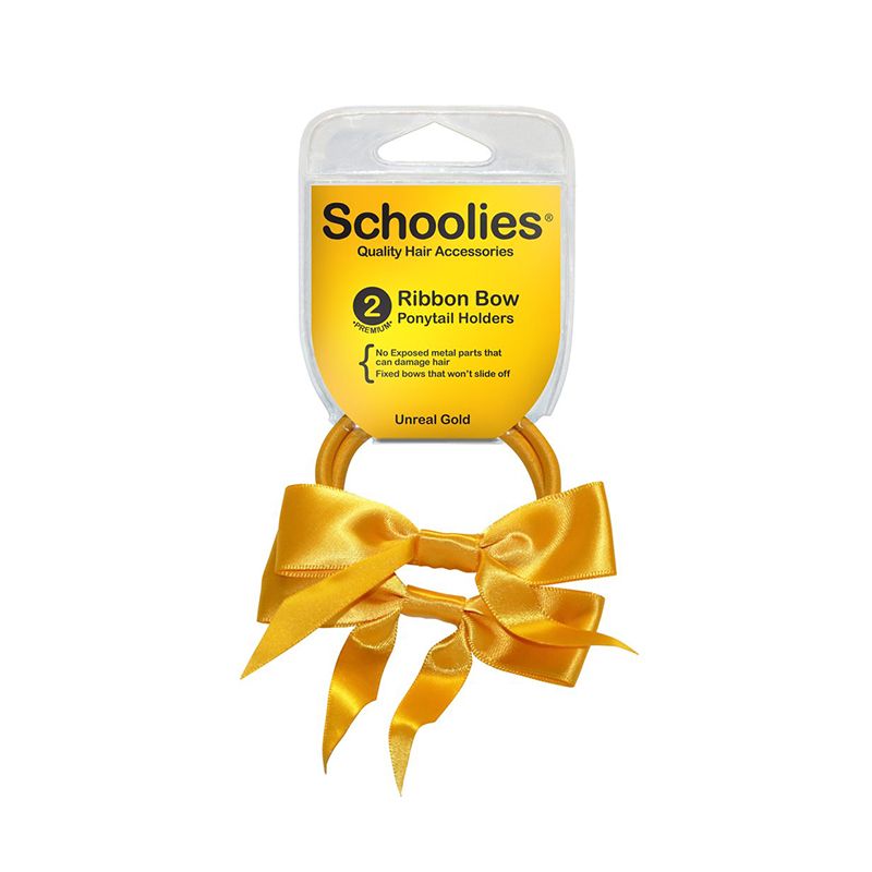 Cột Ruy Băng Schoolies 2Pc "Unreal" Gold
