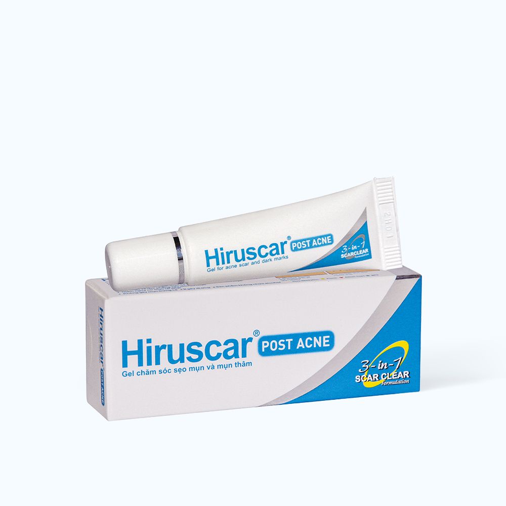 Gel Làm Mờ Sẹo Mụn Và Thâm Mụn Hiruscar Post Acne Gel 10G B/1 - KM