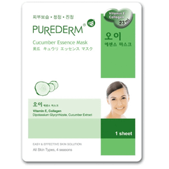  Mặt Nạ Dưỡng Ẩm Chiết Xuất Dưa Leo PUREDERM Cucumber Essence Mask 