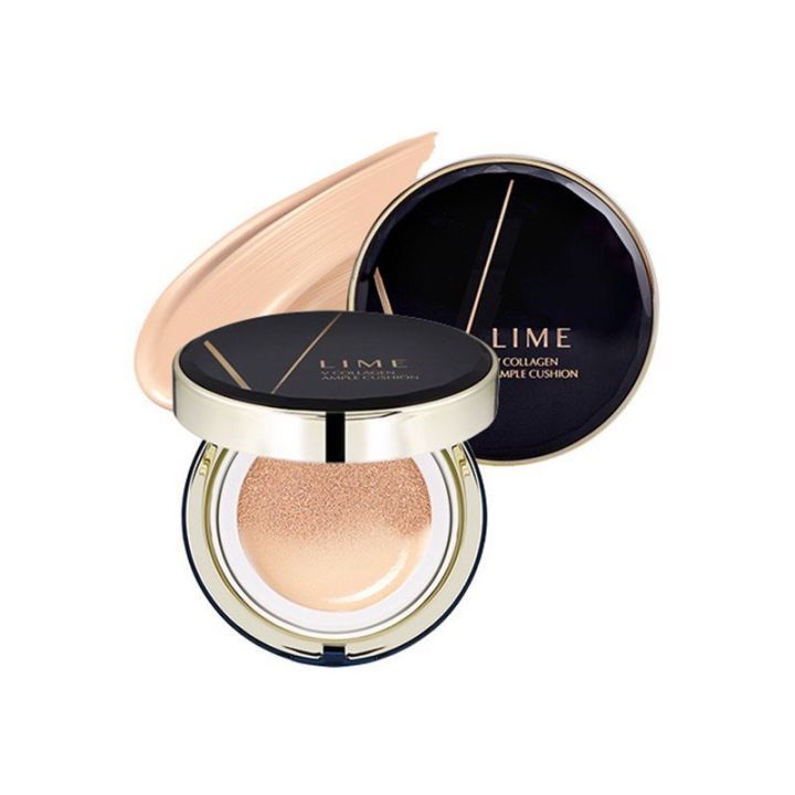 Phấn Nước Dưỡng Ẩm Lime V Collagen Ample Cushion Spf 50+ Pa +++ No.10 Rose Beige