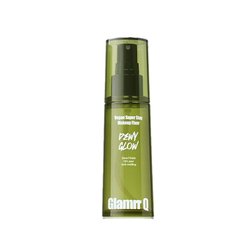 Xịt Khóa Nền Glamrr Q Vegan Super Stay Makeup Fixer 50ml - 02 Dewy Glow