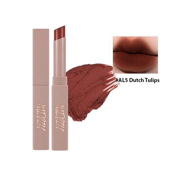 Son Thỏi Lì Merzy Academia Cotton Lipstick #Al5 Dutch Tulips - Date 4