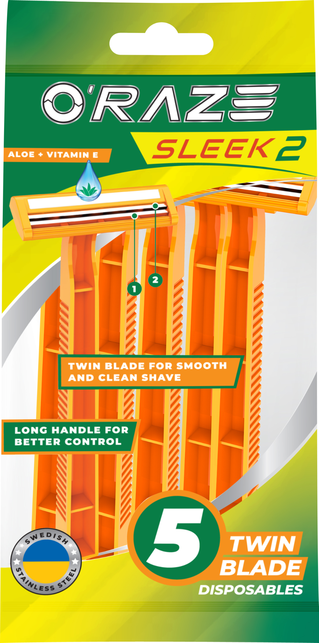 Dao Cạo O'Raze Or01 2 Lưỡi - Sleek2