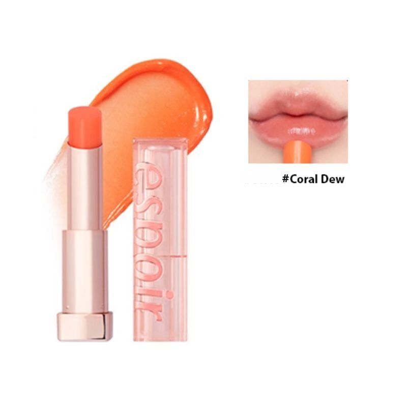 Son Dưỡng Có Màu Espoir 02 Coral Dew - Cam Nowear Glow Lip Balm 4.5g