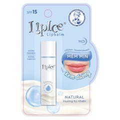  Son Dưỡng Không Màu Chuyển Kem Mịn LipIce Lipbalm Creamy Natural SPF15 - Hương Tự Nhiên 4.3g 