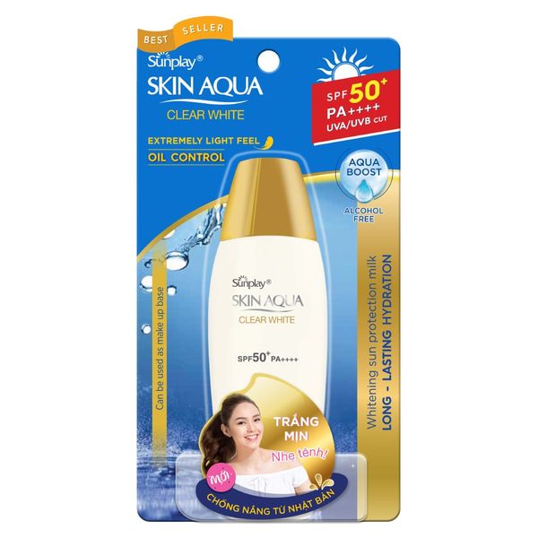 Sữa Chống Nắng Sunplay Skin Aqua Clear White Spf50+ Pa++++ 55G