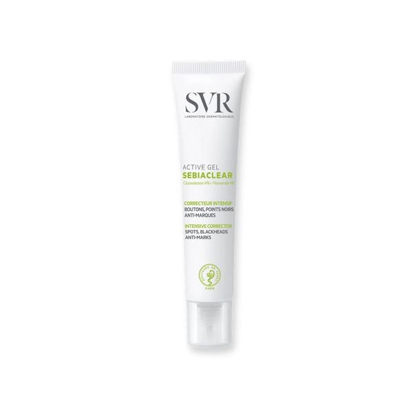Kem Dưỡng Làm Giảm Mụn & Giúp Loại Bỏ Dầu Cho Da Svr Sebiaclear Active Gel 40ml