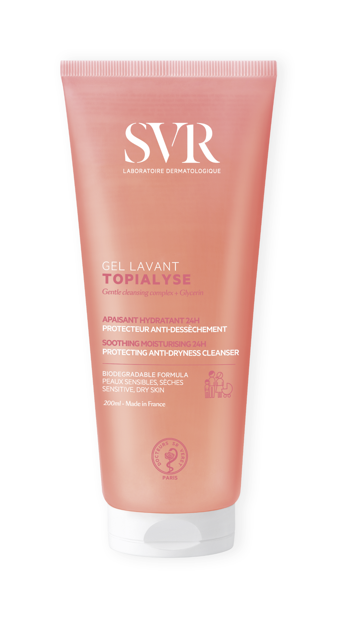 Gel Rửa Mặt Svr Topialyse Gel Lavant 200ml