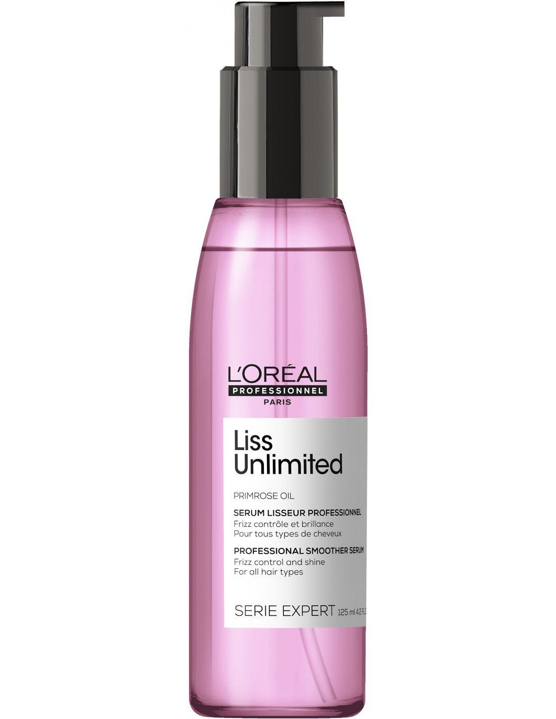  Dầu dưỡng tóc suôn mềm, bóng mượt và giảm xơ rối L'Oréal Professionnel Serie Expert Liss Unlimited 125ml - DATE 