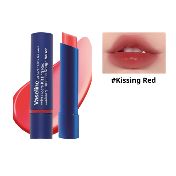 Son Dưỡng Môi Có Màu Vaseline Colour Kissing Red Đỏ Tươi Tắn 3g