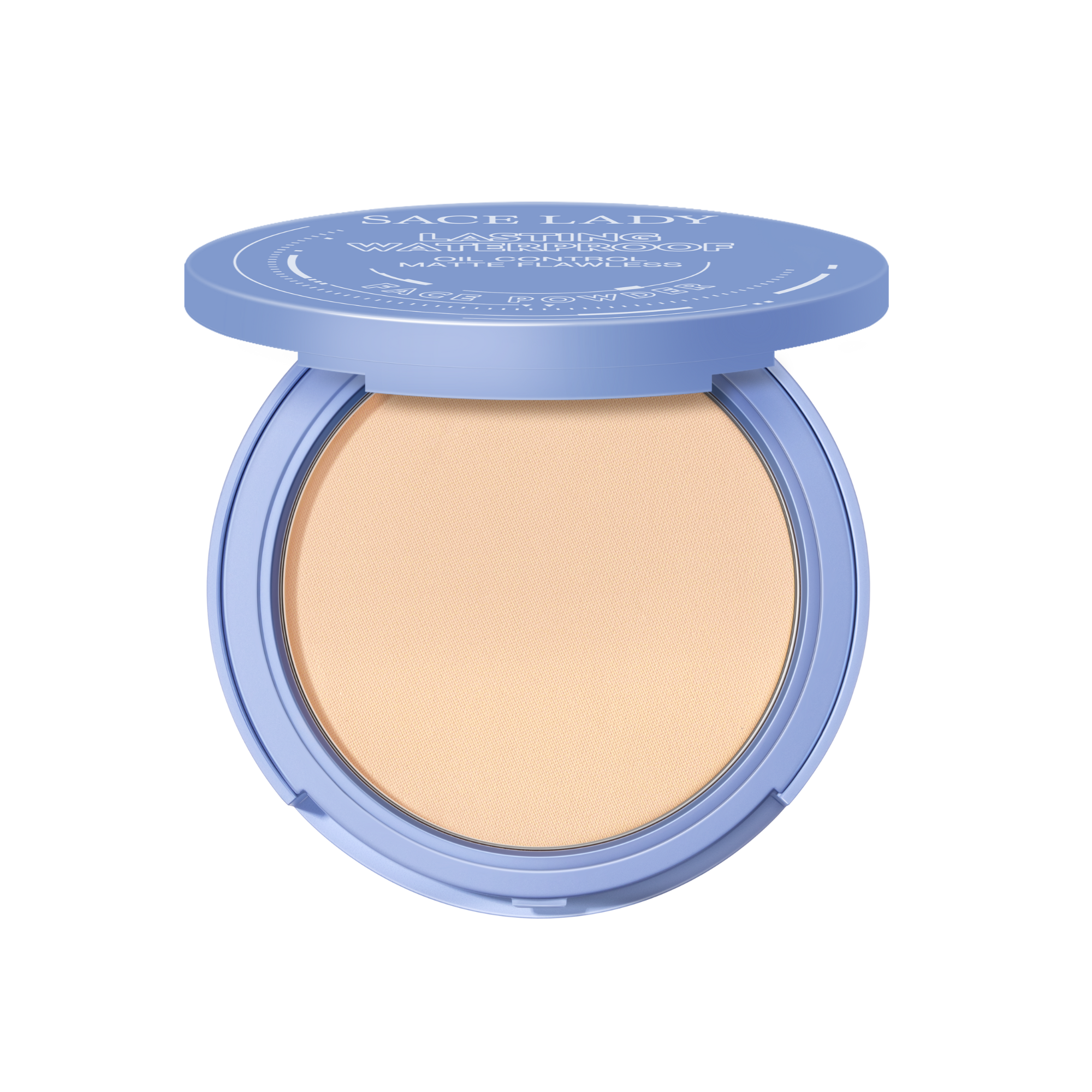 Phấn Phủ Nén Kiềm Dầu Sace Lady Lasting Waterproof Face Powder 02 10G