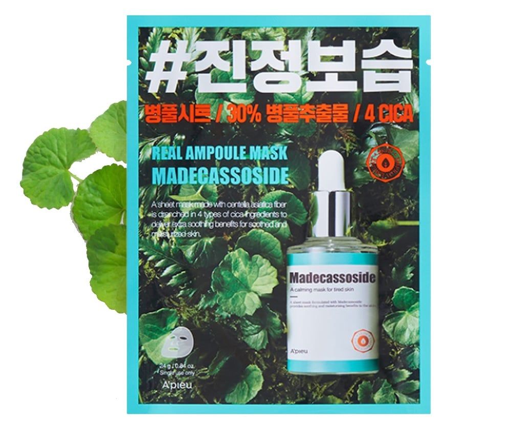  Mặt Nạ Giấy A'Pieu Real Ampoule Mask Madecassoside 24g - DATE 