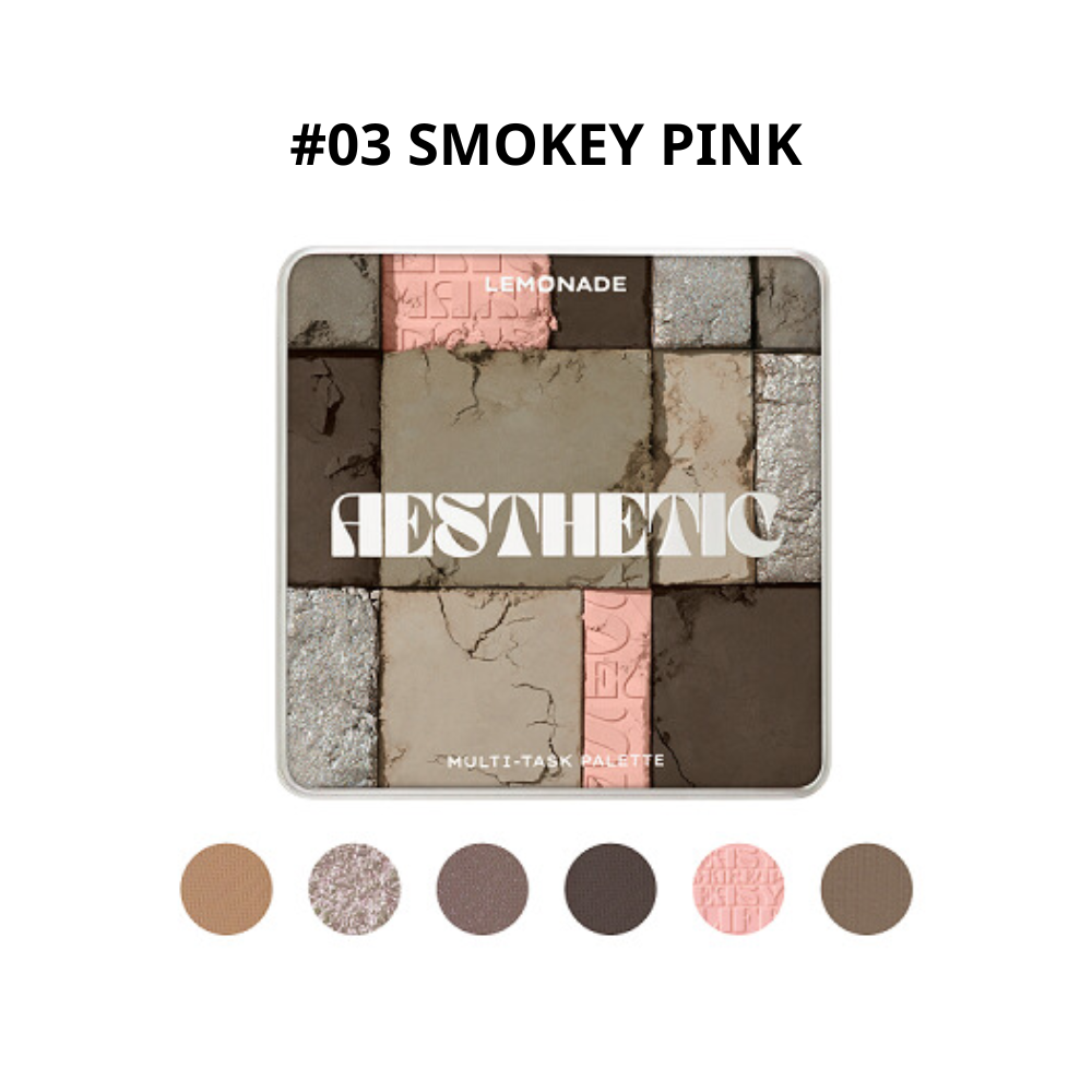 Bảng Phấn Mắt Đa Năng Lemonade Aesthetic - 03. Smokey Pink 10.8g-New