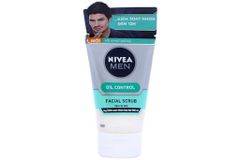  Sữa Rửa Mặt Nam Nivea Oil Control Kiểm Soát Nhờn Chứa Hạt Mát-Xa 100G 