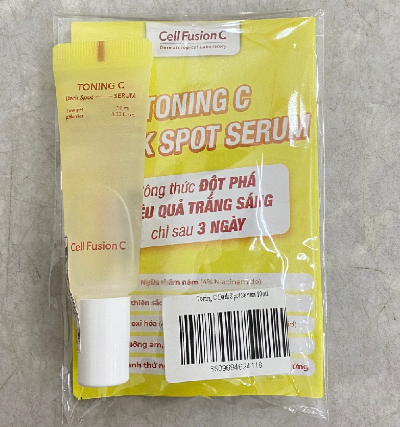 Tinh Chất Dưỡng Trắng, Cải Thiện Sạm Nám Cell Fushion C Toning C Dark Spot Serum 10ml - KM