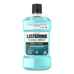  Nước súc miệng Listerine Cool Mint Zero Alcohol không cay chai 250ml 