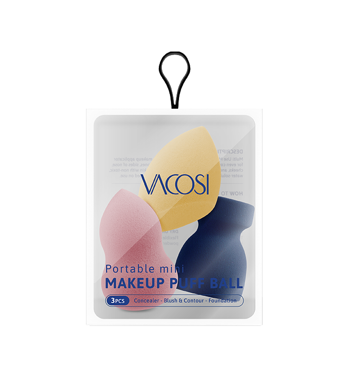 Set 3 Bông Mini Blender Ph05-01 Vacosi Modern Mini Makeup Puff Ball.