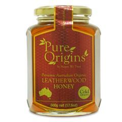  Mật Ong Pure Origins Hoa Leatherwood Organic (500g) - Úc 