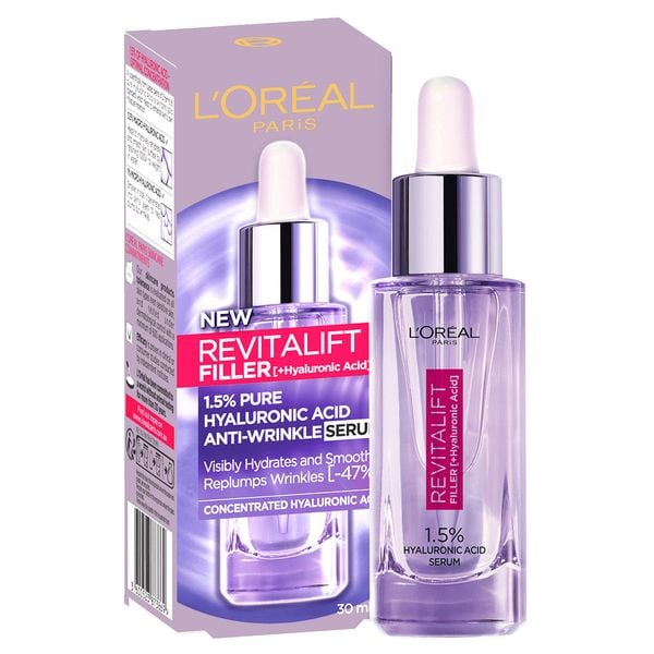 Tinh Chất L'Oreal Hyaluronic Acid Cấp Ẩm Sáng Da Revitalift Hyaluronic Acid 1.5% Hyaluron Serum 30ml