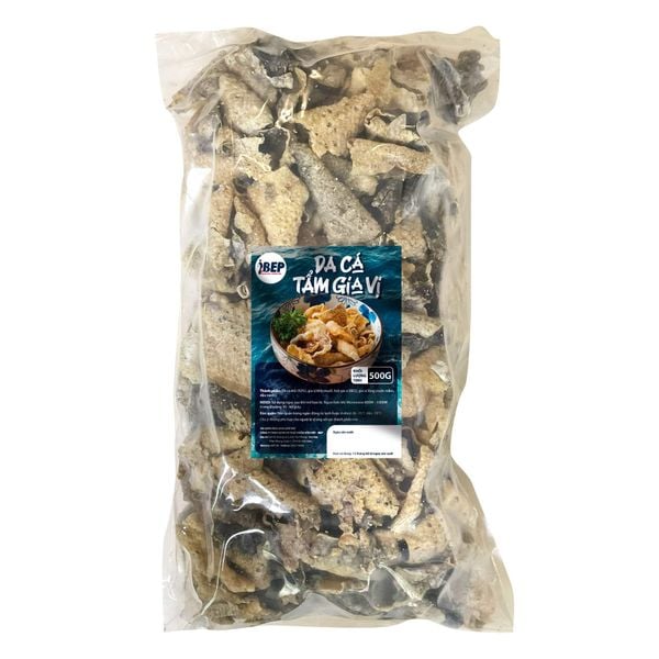 Snack da cá hồi tẩm gia vị iBep 500g