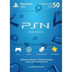 Thẻ PSN Gift Card 50SGD - Singapore