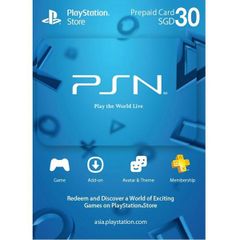 Thẻ PSN Gift Card 30SGD - Singapore